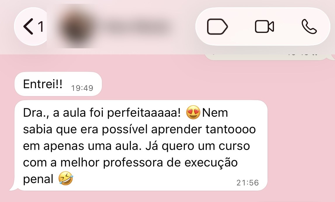 Depoimento real: aula perfeita, aprendeu muito em uma única aula